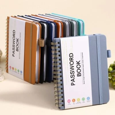 Portable Record Books Address Books A6 Password Book Carry Secure Organizer - Image 1 of 4
