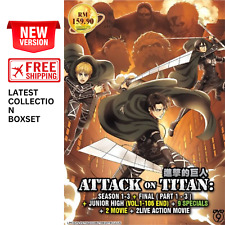 Attack On Titan Season 1~4 End + 106 Vol + 9 Specials + 2 Live + 2 Movies Boxset
