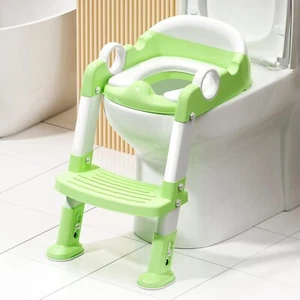 Potty Training Toilet Seat with Step Stool Ladder for Boys and Girls,Toddler Kid - Picture 1 of 9
