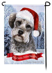 Dear Santa, Define Naughty Garden Flag - Schnoodle 123 - Picture 1 of 1