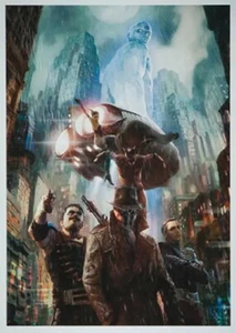 Sideshow Collectibles Who Watches the Watchmen Print Jon Foster - NIE GEÖFFNET - Bild 1 von 7