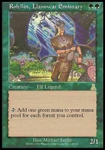 Rofellos, Llanowar Emissary ~ Urza's Destiny [ PLAYED ] [ Magic MTG ] - Picture 1 of 1