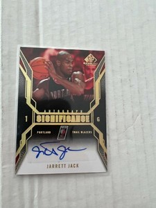 Jarrett Jack 2007-08 SP Game Used Edition Auto Card #SI-JJ
