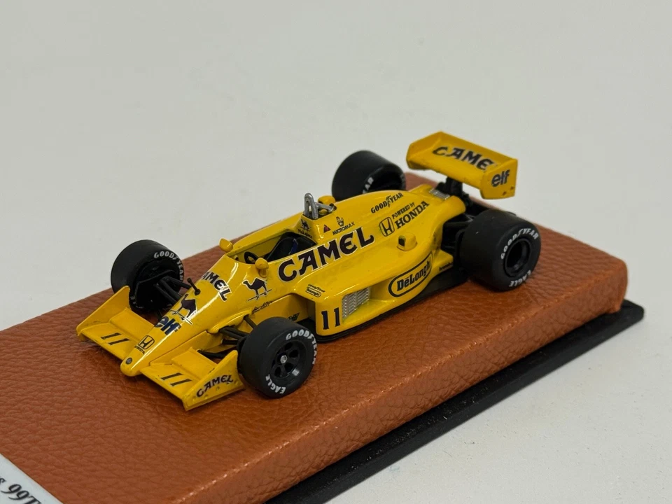 1/43 Lotus 99T de 1987 temporada F1 Satoru Nakajima base de cuero JPN220 * Foto 1 de 4