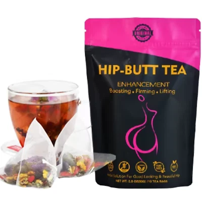 100% PURE HIP & BIG BUTT TEA 100 % naturel amélioration des tisanes fesses raffermissant