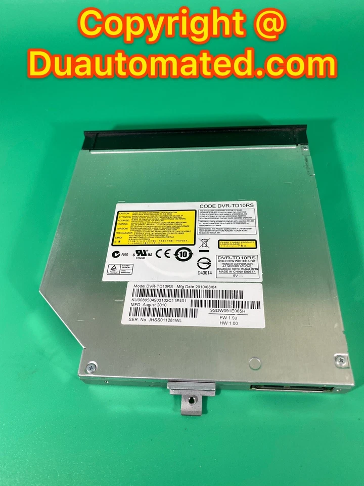 Gateway NV55S NV57 NV57H NV59C NV73 NV79 DVD Burner Writer CD-R ROM Drive Oem - Image 1 of 1
