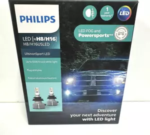 PHILIPS UltinonSport H8 LED Fog Lights - Picture 1 of 13