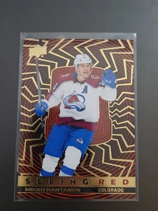 2023-24 UPPER DECK EXTENDED SERIES SEEING RED GOLD MIKKO RANTANEN#SR-74 - Picture 1 of 2