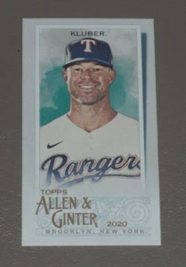 2020 Topps Allen & Ginter Corey Kluber #251 A&G Back Mini Card Texas Rangers - Picture 1 of 2