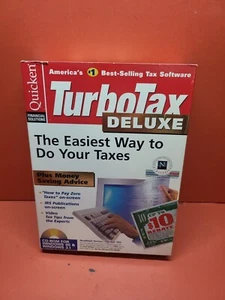 Quicken TurboTax Deluxe Software Federal Return for Tax Year 1995 ~ Complete - Picture 1 of 4