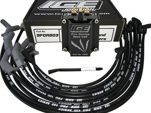ICE Ignition PRO 100 9 mm Leads & Coil Kit- Ford CLEVELAND, HEI, Around Covers - Picture 1 of 4