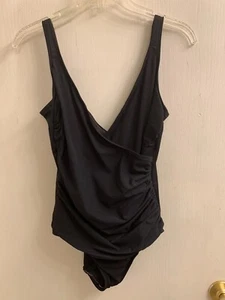 MIRACLESUIT SEXY SOFTSCHALEN-BH NIEDRIGER RÜCKEN OHNE BÜGEL SCHWARZ SCHLANKMACHER BADEANZUG GR. 10 - Bild 1 von 5