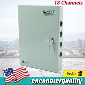 Alimentatore scatola distribuzione DC uscita 12V 30A 18CH per telecamera di sicurezza CCTV - Foto 1 di 9