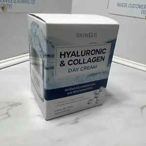 Hyaluronic & Collagen Day Cream Hydration & Rejuvenation Soothing 1.69 fl oz - Picture 1 of 4
