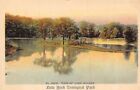 New York Zoológica Parque ~ Vista De Lago Agassiz ~ 1908 Tinte Foto Oficial