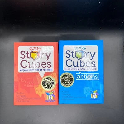 2 Rory's Story Cubes original and Actions- Gamewright 8 and up - Image 1 of 3