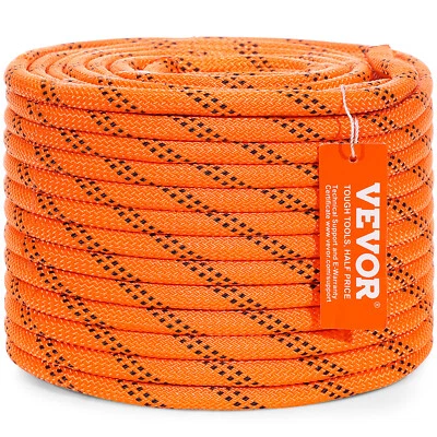 VEVOR Corda in Poliestere Arboricoltura Doppia Treccia 48 Fili 9,5 mm x 36,57 m - Immagine 1 di 4