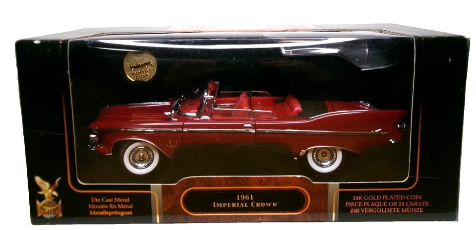 Yat Ming Road Signature 1961 Imperial Crown Convertible Red on Red - Item #20138 - Image 1 of 4