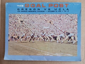 The Goal Post Program Los Angeles Coliseum Oregon vs UCLA Dan Fouts Dick Vermeil - Picture 1 of 8