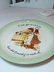 Vintage Holly Hobbie Collector's 1972 Plate A Little Spice & a lot of Nice  DV6 - Picture 1 of 3