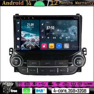 Autoradio 9" Android 14 GPS SATNavi BT DAB Carplay per Chevrolet Malibu 2012-2015 - Foto 1 di 12