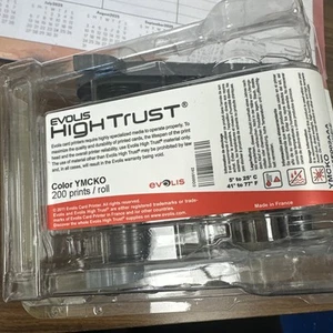 R5F008AAA New Genuine Evolis High Trust Color YMCKO 200 Prints - Photo 1/2