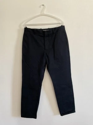 Pantalones de hombre Marni azul marino de algodón con botones talla 50 Foto 1 de 4