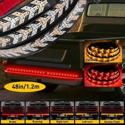 48" Inch Truck Tailgate LED Light Bar Brake Turn Signal Stop Tail Strip 1/2Set - Image 1 of 4