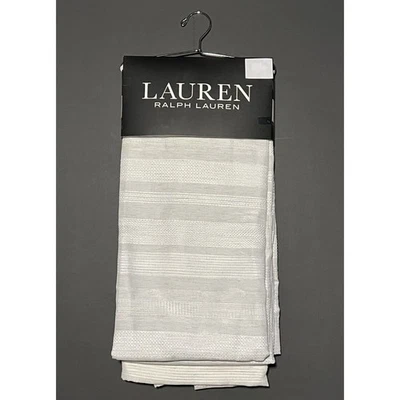 "2 paneles de cortinas de ventana Ralph Lauren Carson BLACKOUT 54 x 108"" naturales **LEER" Foto 1 de 4