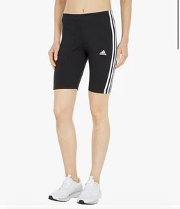 adidas Girls Cycling 3-Stripes Bike Shorts Large - Picture 1 of 9