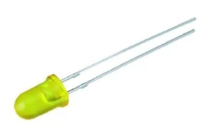 100 unidades diodo emisor de luz amarillo 5V 3mm 585nm 25° 9,0mcd LED - Imagen 1 de 1
