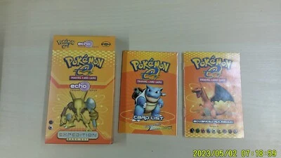 Pokémon TCG Expedition Base Set Echo Theme Deck Box & Papers - Image 1 of 2