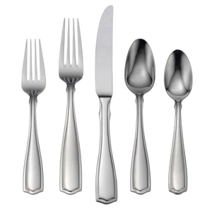 Oneida T474065C Carolina 65-Piece Stainless Steel Flatware Set, Service for 12 - Picture 1 of 4