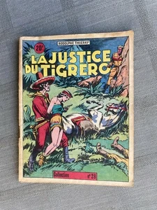 COLLECTION COQ-HARDI N° 28 LA JUSTICE DU TIGRERO 1949 BON ÉTAT / TRÈS BON ÉTAT  - Bild 1 von 4