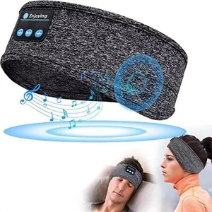 Wireless Bluetooth Sleep Mask Sleep Headphones Running Exercising Headband - Picture 1 of 7