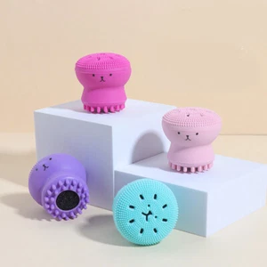 Octopus Silikon-Gesichtsreinigungsbürste Tiefenpeeling-Gesichtsreiniger✲ ( - Bild 1 von 24