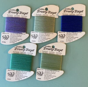 Petite Frosty Rays, for needlepoint, long stitch, and Crosstitch, Lot of 5, NEW - Picture 1 of 7