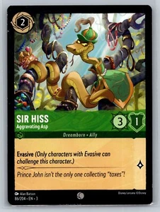 2024 Disney Lorcana #86 Sir Hiss - Picture 1 of 2
