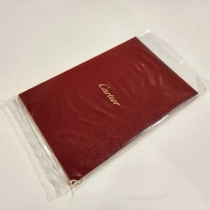 Cartier Certificate of Authenticity Red Folder Booklet New - Picture 1 of 3