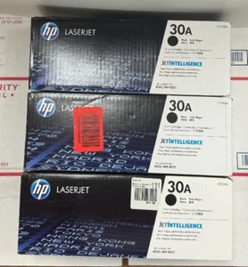 Lot of 3 x New Sealed HP 30A Black toner toners M203 MFP M227 CF230A - Picture 1 of 5