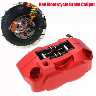 Pinza de freno delantera trasera freno de disco cilindro maestro adaptador 4 pistones Foto 1 de 4