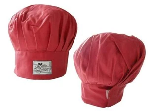 CAPPELLO CUOCO CHEF BAMBINO WALT DISNEY MICKEY MOUSE BIMBO ROSSO REGOLABILE - Imagen 1 de 1