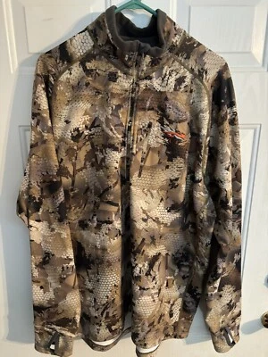 Sitka Traverse Zip T Optifade Marsh Men’s Size XL In Excellent Condition  - Image 1 of 4