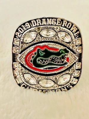 Anillo de campeonato Florida Gators Orange Bowl 2019, remitente de Estados Unidos Foto 1 de 3