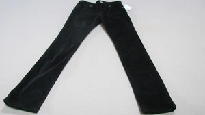 NWT GAP KIDS BLACK VELVET STRETCH SUPER SKINNY PANTS GIRL SIZE 10 - Picture 1 of 5