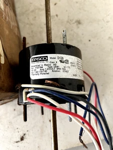 Fasco modelo D128 1/40 hp 1500 rpm 3 velocidades 3,3" diámetro 115 voltios - Imagen 1 de 3