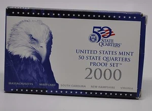 2000 United States Mint Quarters Proof Set-1st set of this Century 5 Coins,Coa - Picture 1 of 3