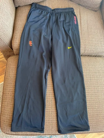 Nike Mens USC Southern California Trojans Athletic Pants Black Med - GUC! Cover