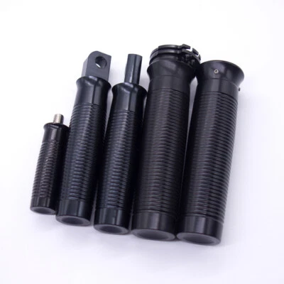 Empuñaduras negras + reposapiés estriba + clavija de cambio para Harley Sportster 883 1200 Foto 1 de 4