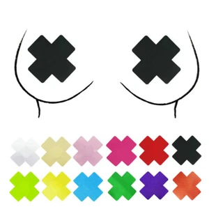Invisible Breast Stickers Women Cross Shape Self-Adhesive Nipple Cover ρ - Picture 1 of 25